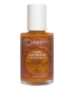 olio scintillante couleur caramel