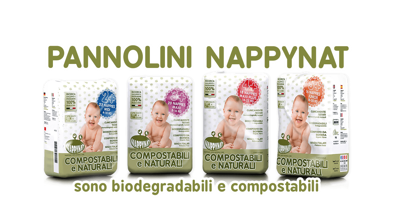 Pannolini compostabili midi - Nappynat